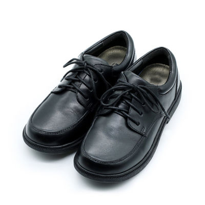 男の子 ロープアップ レザー 丸い 足足 学校 靴 ユニセックス
