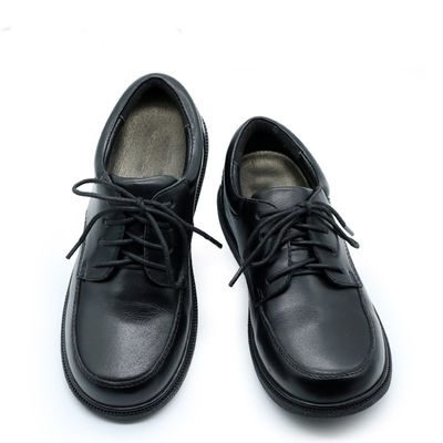 男の子 ロープアップ レザー 丸い 足足 学校 靴 ユニセックス