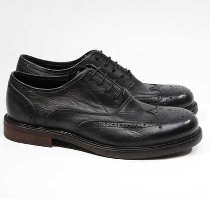 ブランドデザイン 男性革ドレス シューズ 尖った足足 Oxford ブラウン ローズアップドレス シューズ