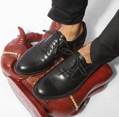 本物の真皮 男性 快適な尖った足のデザインの正式なドレス靴