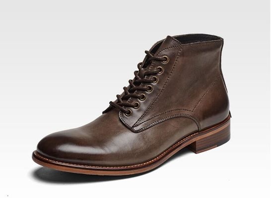 クラシックメンズ 防水 冬服 靴 本物の革 OEM / ODM サービス